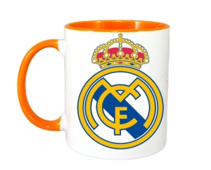 Cana Real Madrid CF Spania , cu logoul stema echipei, Cadoul Perfect - Img 7