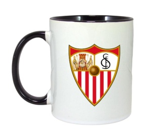 Cana Sevilla FC Spania , cu logoul stema echipei, Cadoul Perfect - Img 6