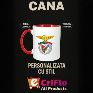 Cana SL Benfica Portugalia , cu logoul stema echipei, Cadoul Perfect - Img 45