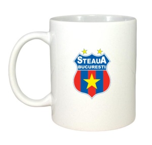 Cana Steaua Bucuresti , cu logoul stema echipei, Cadoul Perfect - Img 2