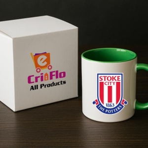 Cana Stoke City Anglia , cu logoul stema echipei, Cadoul Perfect - Img 19