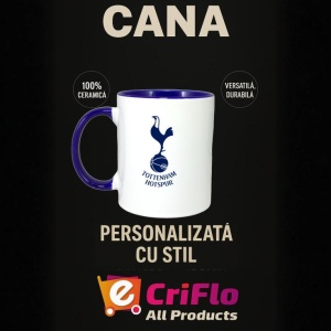 Cana Tottenham Hotspur Anglia , cu logoul stema echipei, Cadoul Perfect - Img 25