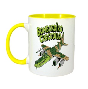 Cana Tralalero TraLaLa cu Bombadiro Crocodilo Meme Crocodilo Funny Italian Brainrot - Img 4