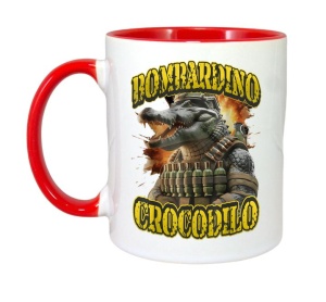 Cana Tralalero TraLaLa cu Italian Brainrot Bombardino Crocodilo Funny Meme - Img 6