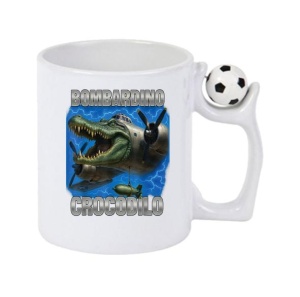 Cana Tralalero TraLaLa cu Italian Brainrot Bombardino Crocodilo Meme - Img 9