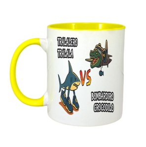 Cana Tralalero TraLaLa cu Tralalero Tralala Brainrot Meme Bombardino Crocodilo Italian - Img 4