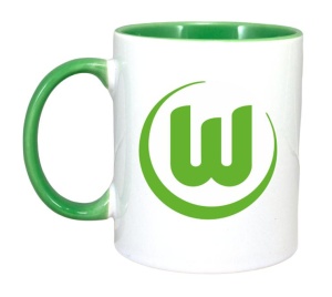 Cana VfL Wolfsburg Germania , cu logoul stema echipei, Cadoul Perfect - Img 3