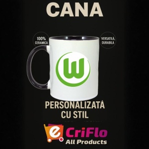 Cana VfL Wolfsburg Germania , cu logoul stema echipei, Cadoul Perfect - Img 35