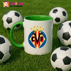 Cana Villarreal_CF Spania , cu logoul stema echipei, Cadoul Perfect - Img 23