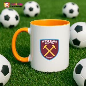Cana West Ham United FC Anglia , cu logoul stema echipei, Cadoul Perfect - Img 43