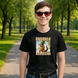 Crocodilo Ananasino ** Tricou Tralalero Tralala Copii | Dama | Barbat - Img 10