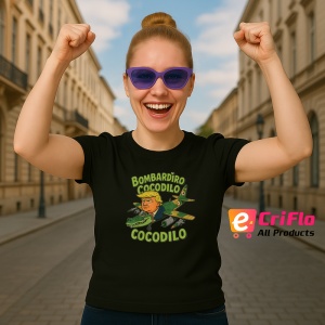 Crocodilo Trump ** Tricou Tralalero Tralala Copii | Dama | Barbat - Img 12