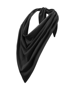 Esarfa unisex de culoare negru