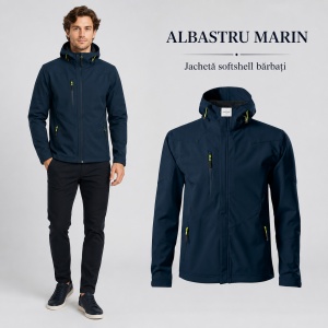 Geacă Bărbați tip Jachetă Softshell cu Glugă, Impermeabilă și Elastică – Nano 531 - Img 11