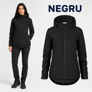 Geacă Damă tip Jachetă Impermeabilă cu Glugă Detașabilă, Ușoară și Windproof – Rainbow 539 - Img 14