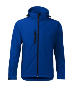 Geaca softshell pentru barbati de culoare albastru regal