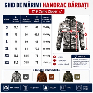 Hanorac Camuflaj Bărbați Malfini cu Glugă – tip Vânătoare și Activități Outdoor - Img 4