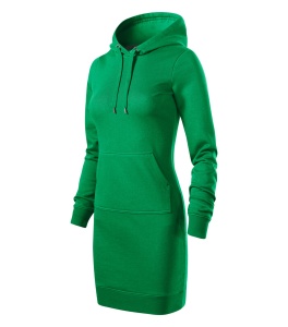 Hanorac tip rochie de dama de culoare verde mediu