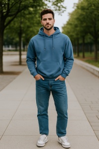 Hanorac pentru bărbaţi din Bumbac Moon - Img 9