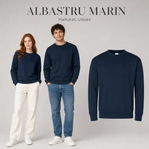 Hanorac Tip Bluză Unisex pentru Damă și Bărbați – 60% Bumbac, Interior Pieptănat, 280 g/m², S–5XL - Img 12