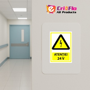 Indicator Atentie 220v, Sticker autocolant - Img 5