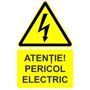 Indicator Atentie pericol electric indicator de avertizare, Sticker autocolant