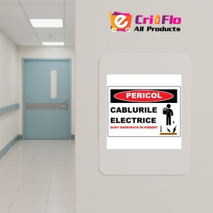 Indicator Cablurile electrice sunt ingropate in pamant, Sticker autocolant - Img 5