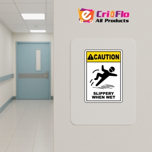 Indicator Caution Slippery When Wet, Sticker autocolant - Img 5