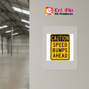 Indicator Caution Speed Bumps Ahead Sign, Sticker autocolant - Img 4