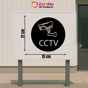 Indicator Cctv sign, Sticker autocolant - Img 2