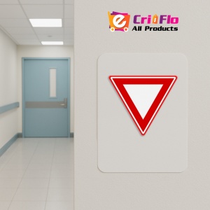 Indicator Cedeaza trecerea, Sticker autocolant - Img 5