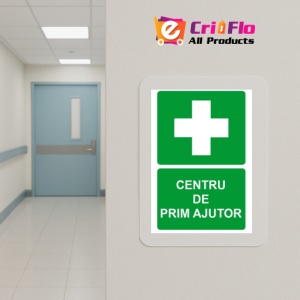 Indicator Centru de prim ajutor, Sticker autocolant - Img 5