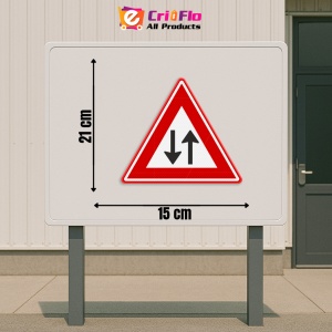 Indicator Circulatie in doua sensuri, Sticker autocolant - Img 2