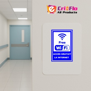 Indicator Cu acces gratuit la internet, Sticker autocolant - Img 5