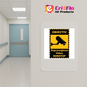 Indicator Cu video non-stop, Sticker autocolant - Img 4