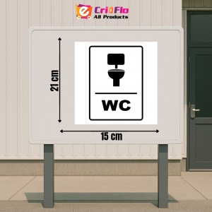 Indicator Cu wc, Sticker autocolant - Img 2