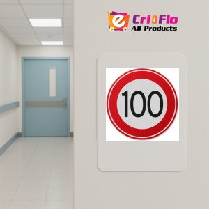Indicator de circulatie 80 km, Sticker autocolant - Img 4