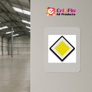 Indicator de circulatie pentru drum cu prioritare, Sticker autocolant - Img 3