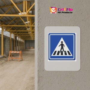 Indicator de circulatie pentru trecere cu zebra, Sticker autocolant - Img 5