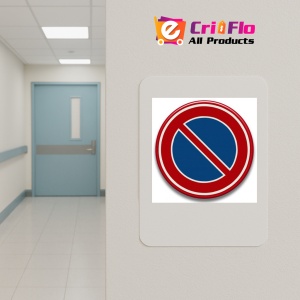 Indicator de circulatie stationare interzisa, Sticker autocolant - Img 4