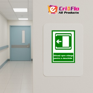 Indicator De iesire glisati spre dreapta pentru a stanga, Sticker autocolant - Img 4
