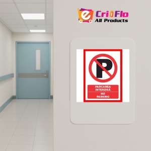 Indicator De parcare interzisa no parking, Sticker autocolant - Img 4
