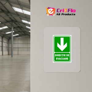 Indicator De securitate iesire in jos, Sticker autocolant - Img 3