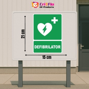 Indicator Defibrialtor, Sticker autocolant - Img 2