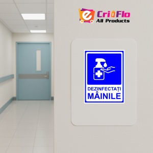 Indicator Dezinfectati mainile, Sticker autocolant - Img 4