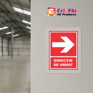 Indicator Directie de urmat dreapta, Sticker autocolant - Img 4