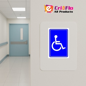 Indicator Disabled Parking Symbol sign, Sticker autocolant - Img 4