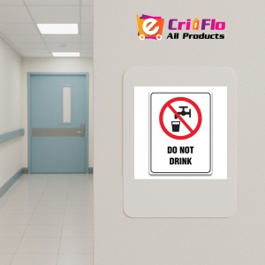 Indicator DO NOT DRINK SIGN, Sticker autocolant - Img 4