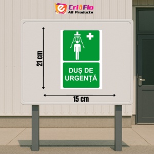Indicator Dus de urgenta, Sticker autocolant - Img 2