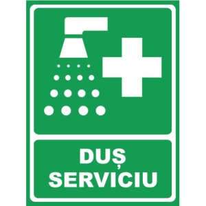 Indicator Dus serviciu, Sticker autocolant